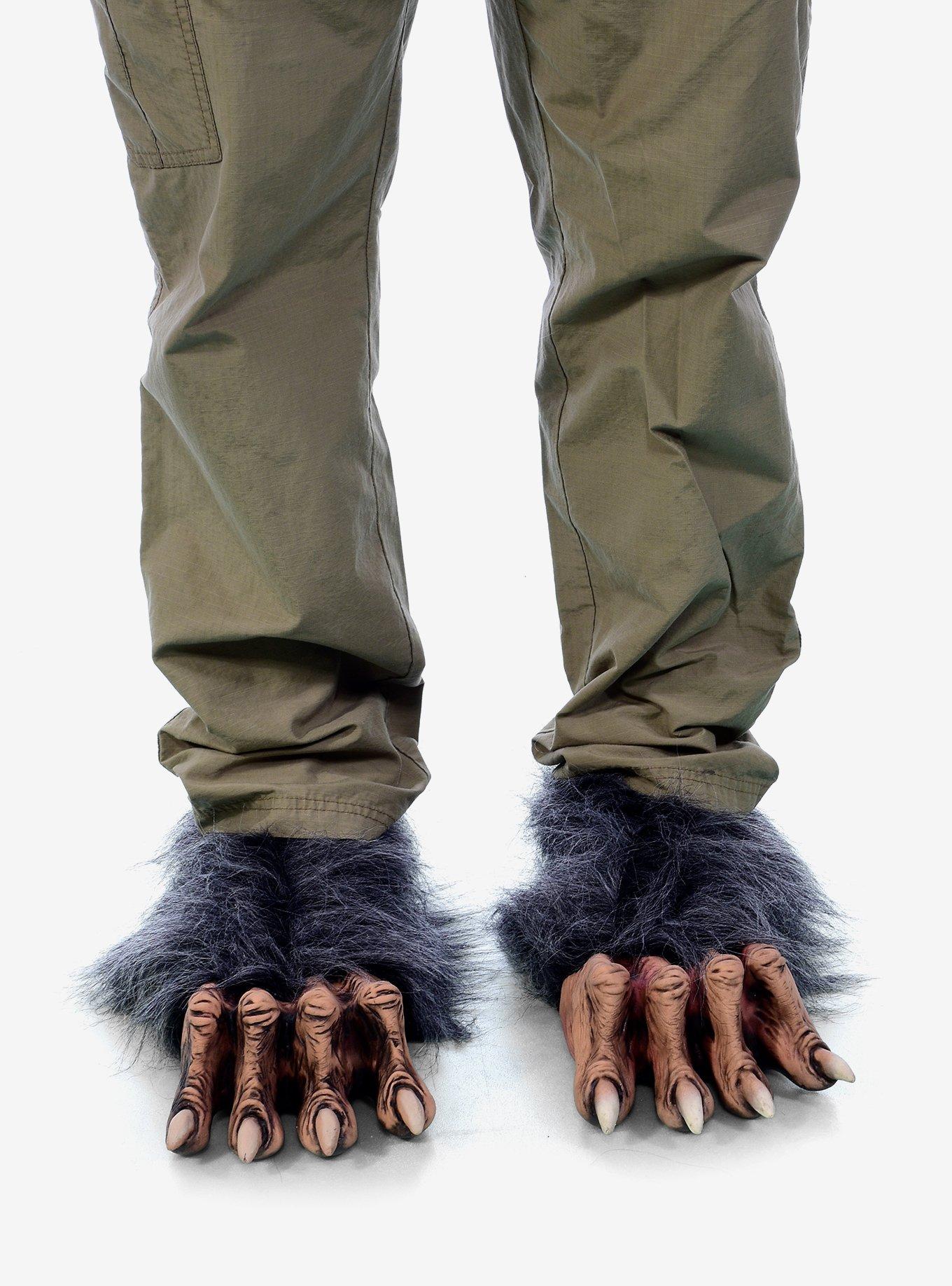 Grey Animal Clawed Feet Costume Shoe