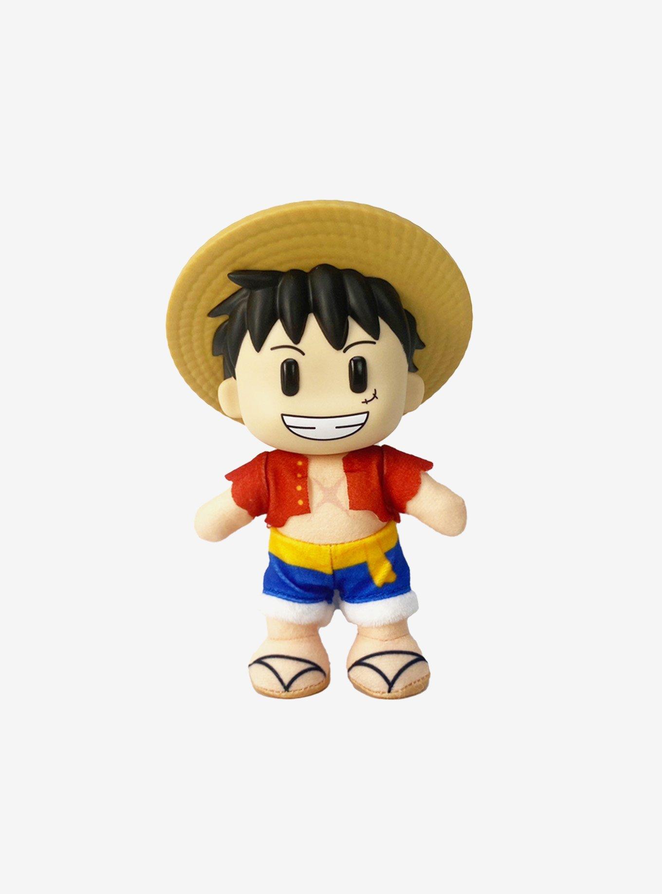 Figure Key One Piece Monkey D. Luffy Vinyl Head Moveable Plush, , hi-res