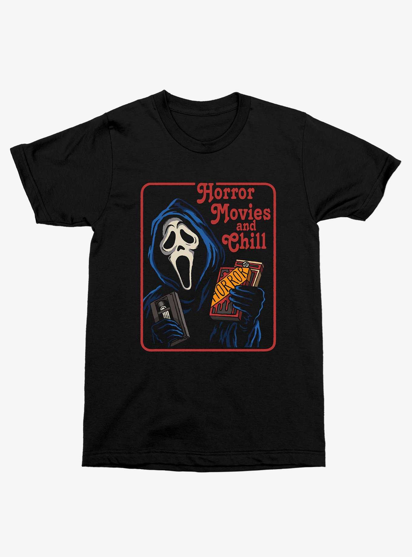Scream Ghost Face Horror Movies & Chill T-Shirt, , hi-res