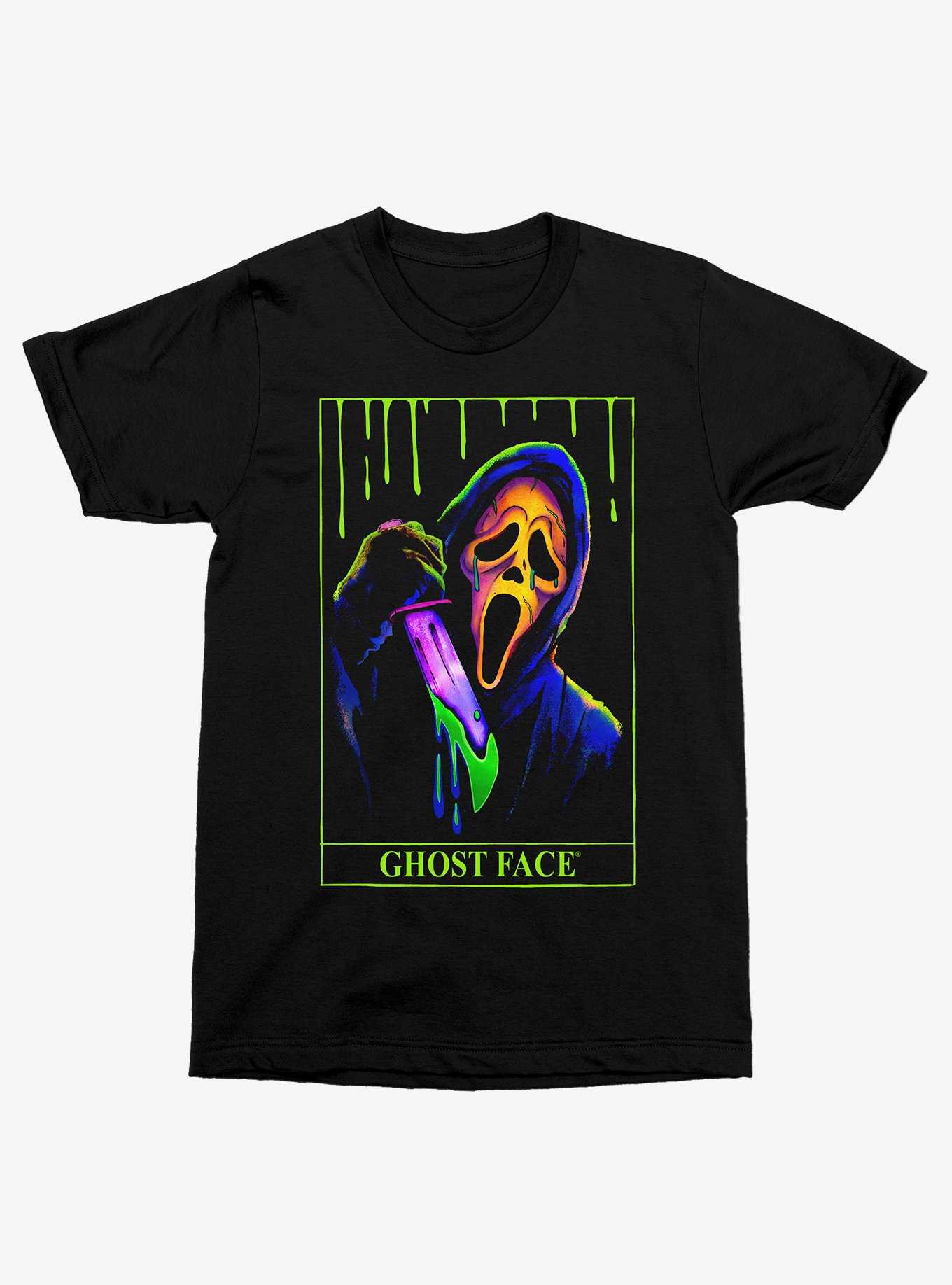 Scream Ghost Face Drip T-Shirt, , hi-res