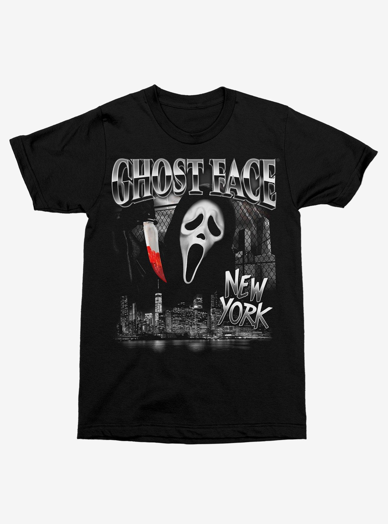 Scream Ghost Face New York T-Shirt, BLACK, hi-res