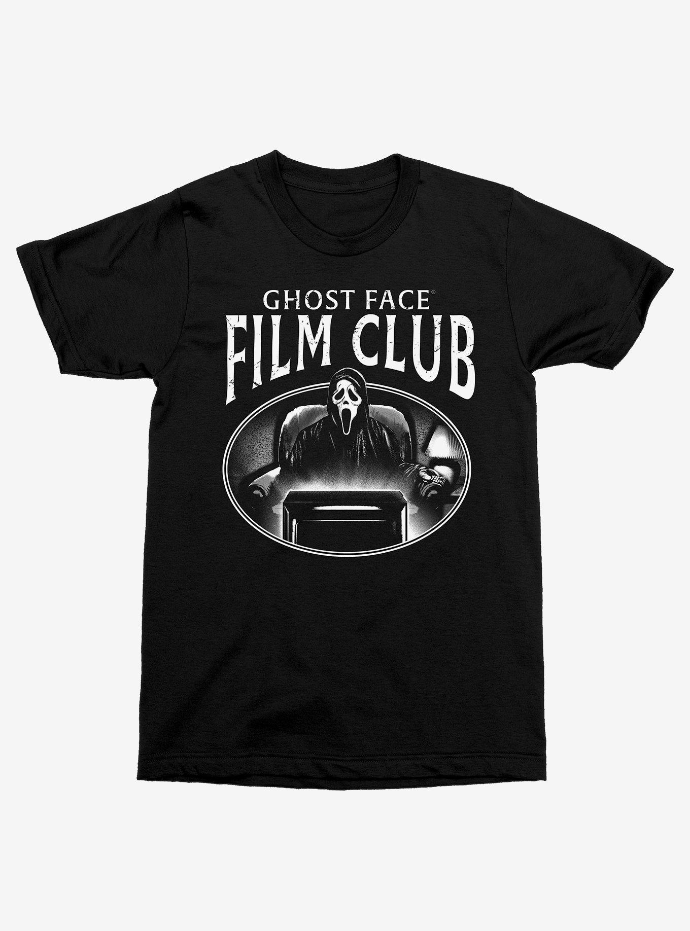 Scream Ghost Face Film Club T-Shirt, BLACK, hi-res