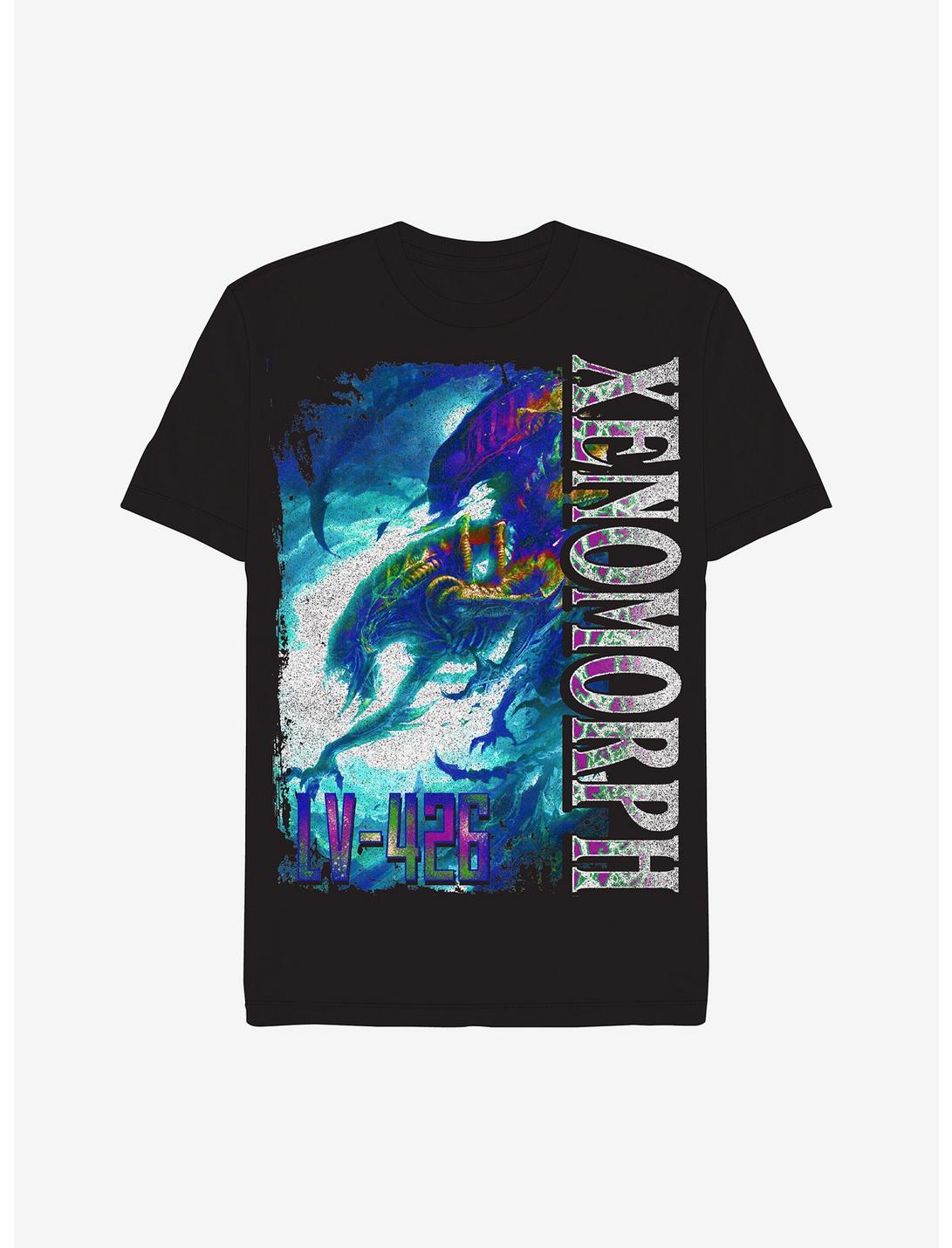 Alien Xenomorph Vibrant T-Shirt, BLACK, hi-res