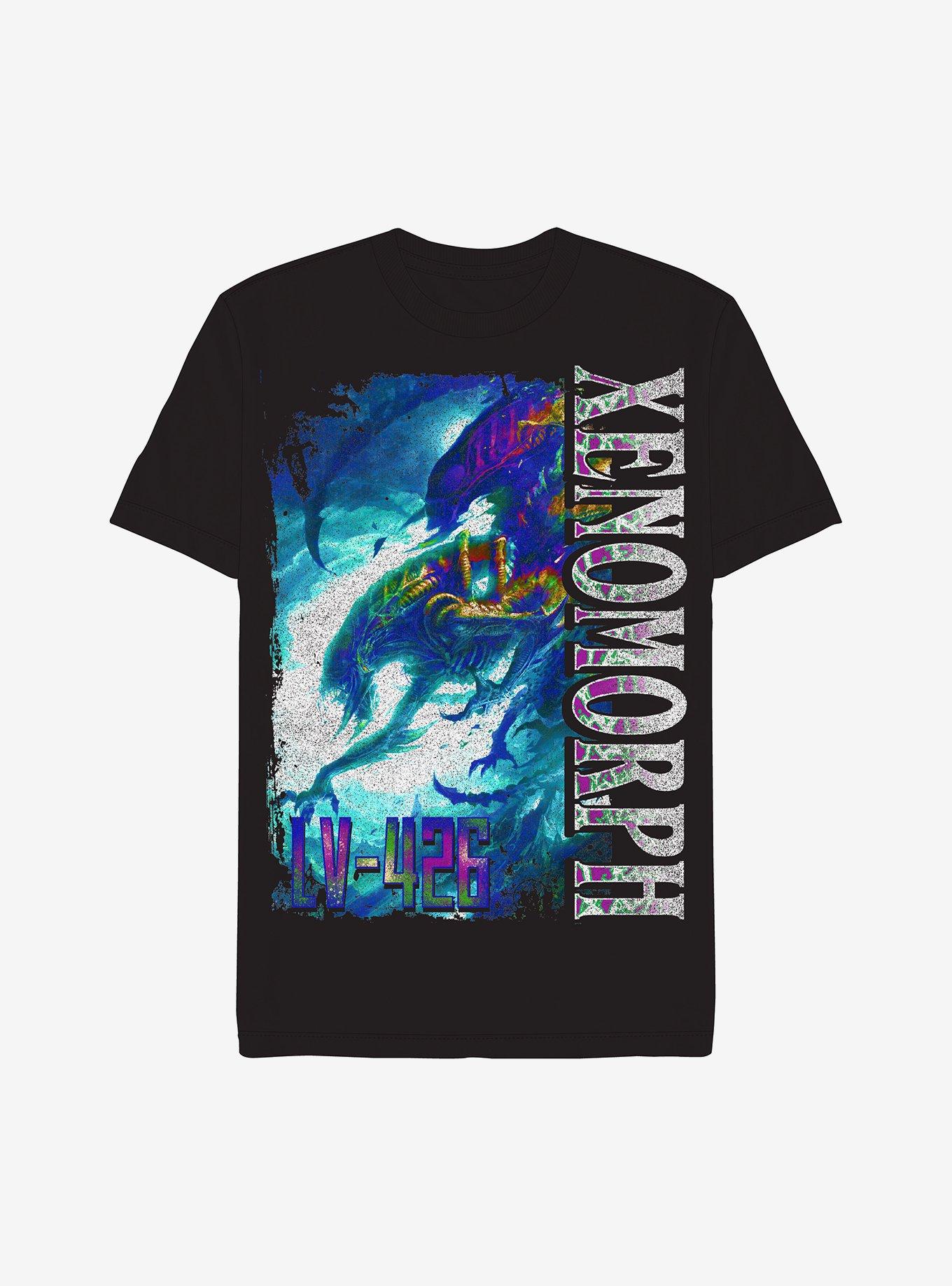 Alien Xenomorph Vibrant T-Shirt, BLACK, hi-res