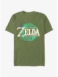 The Legend of Zelda: Tears of the Kingdom Logo T-Shirt, MIL GRN, hi-res