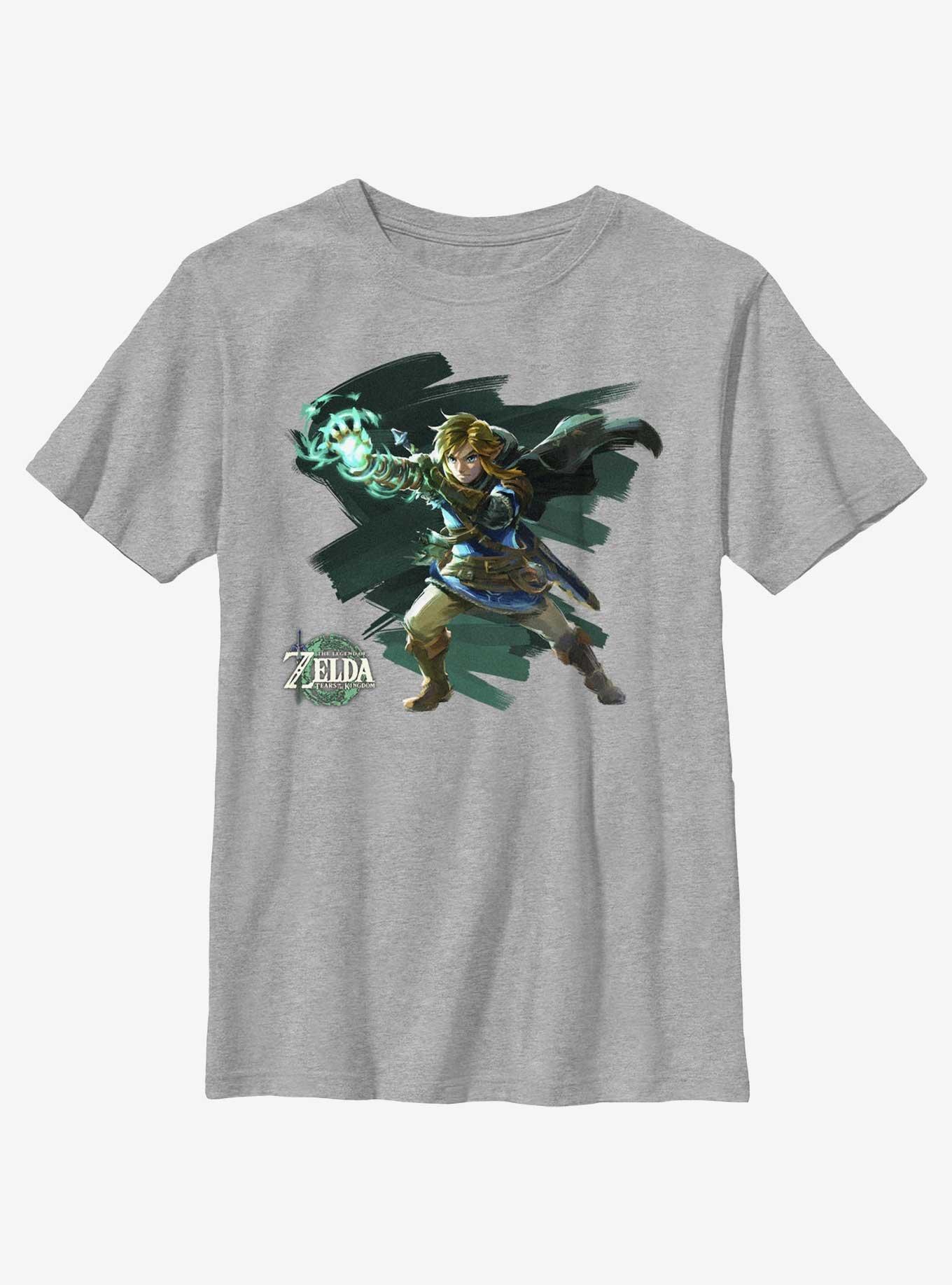 The Legend of Zelda: Tears of the Kingdom Painterly Link Youth T-Shirt, , hi-res