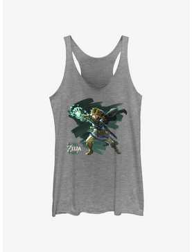 The Legend of Zelda: Tears of the Kingdom Painterly Link Womens Tank Top, , hi-res