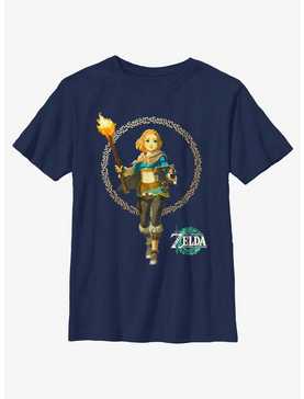 The Legend of Zelda: Tears of the Kingdom Solo Zelda Youth T-Shirt, , hi-res