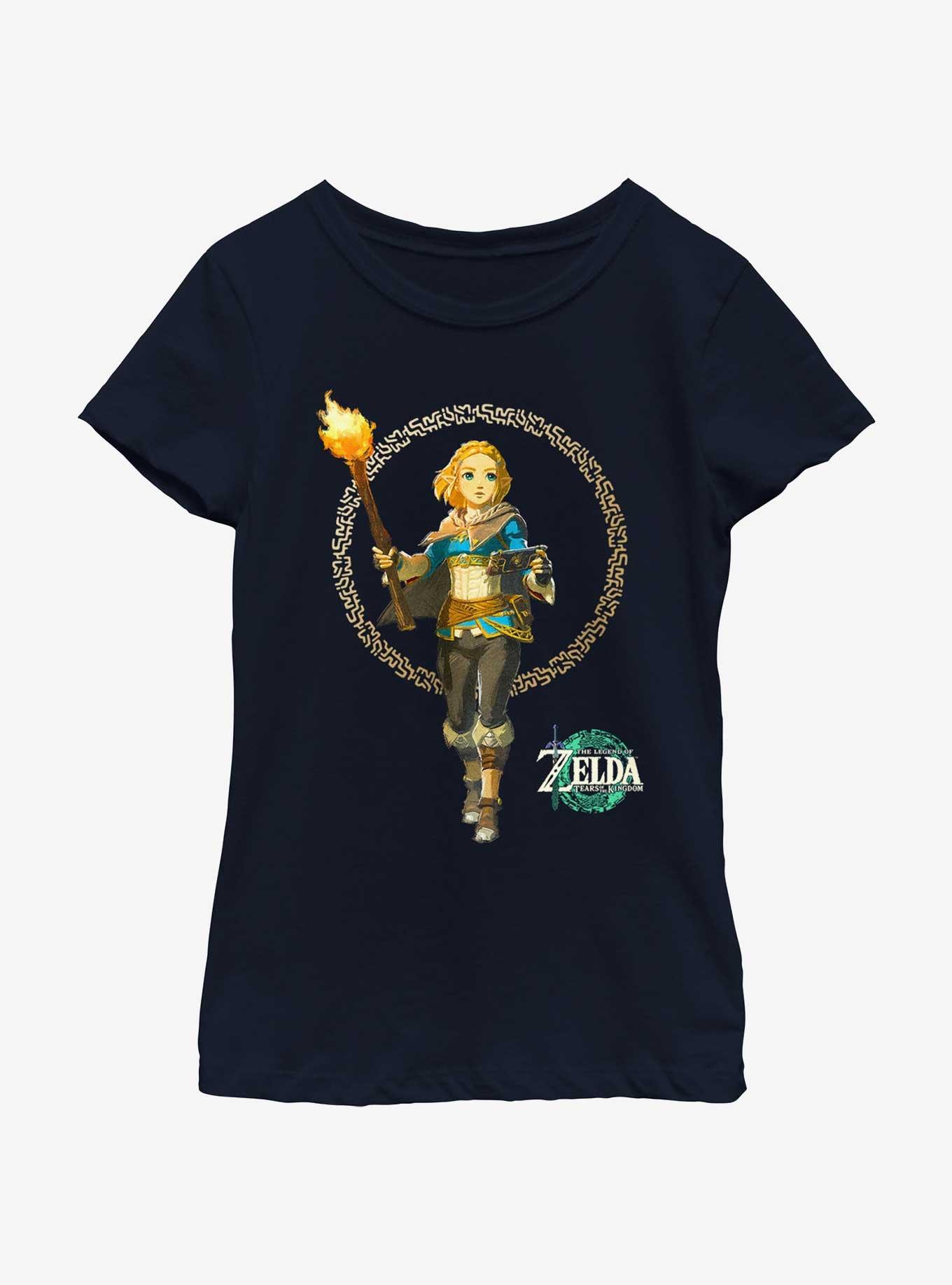 The Legend of Zelda: Tears of the Kingdom Solo Zelda Youth Girls T-Shirt, , hi-res