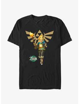 The Legend of Zelda: Tears of the Kingdom Zelda Crest T-Shirt, , hi-res
