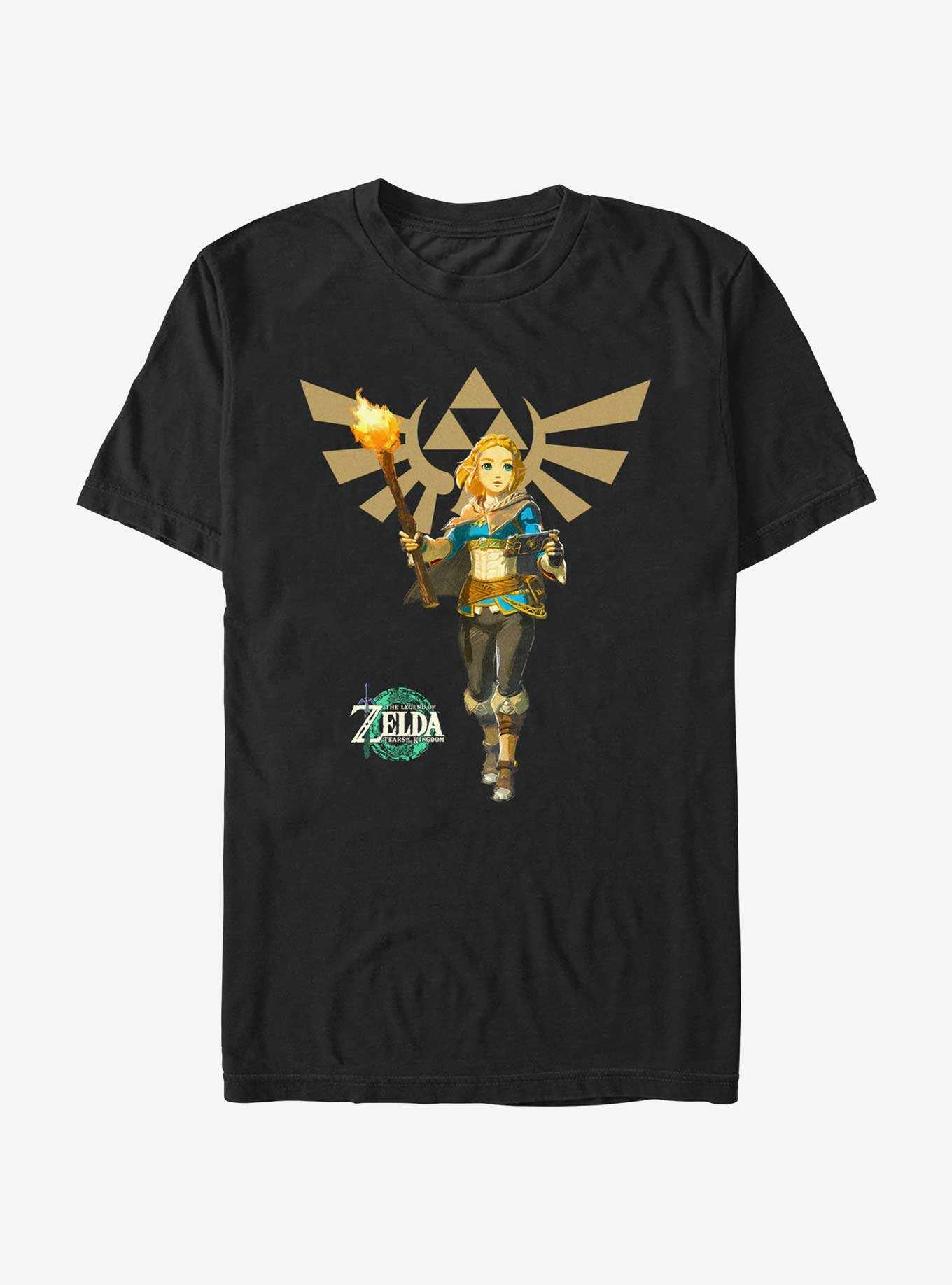 The Legend of Zelda: Tears of the Kingdom Zelda Crest T-Shirt, , hi-res
