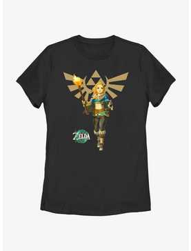 The Legend of Zelda: Tears of the Kingdom Zelda Crest Womens T-Shirt, , hi-res