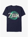The Legend of Zelda: Tears of the Kingdom Logo T-Shirt, NAVY, hi-res