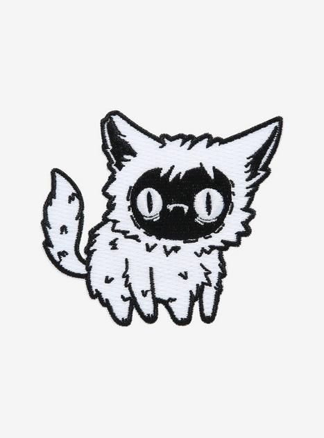 White Cat Creature Patch | Hot Topic