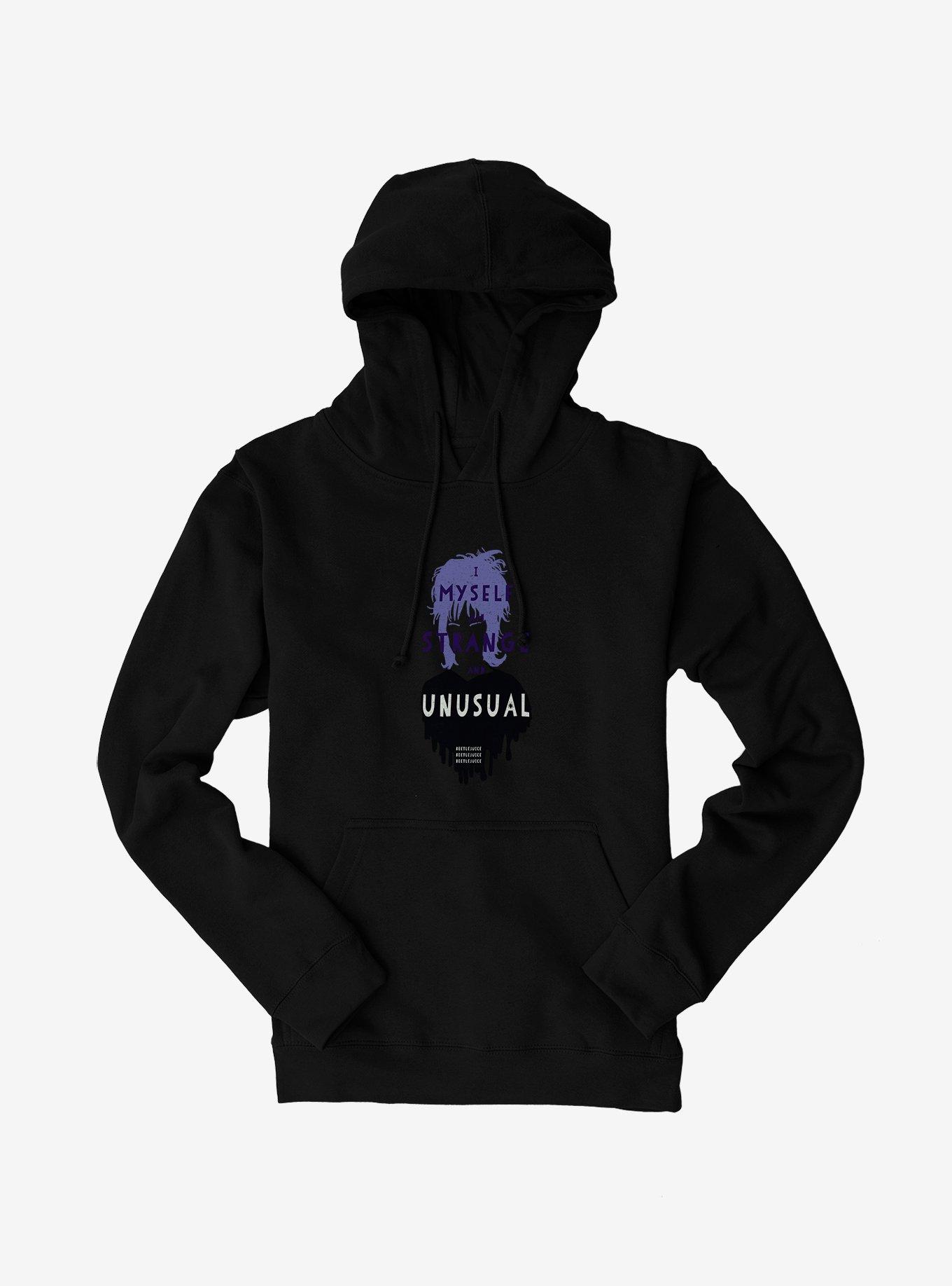 Beetlejuice I Myself Am Strange And Unusual Hoodie, , hi-res