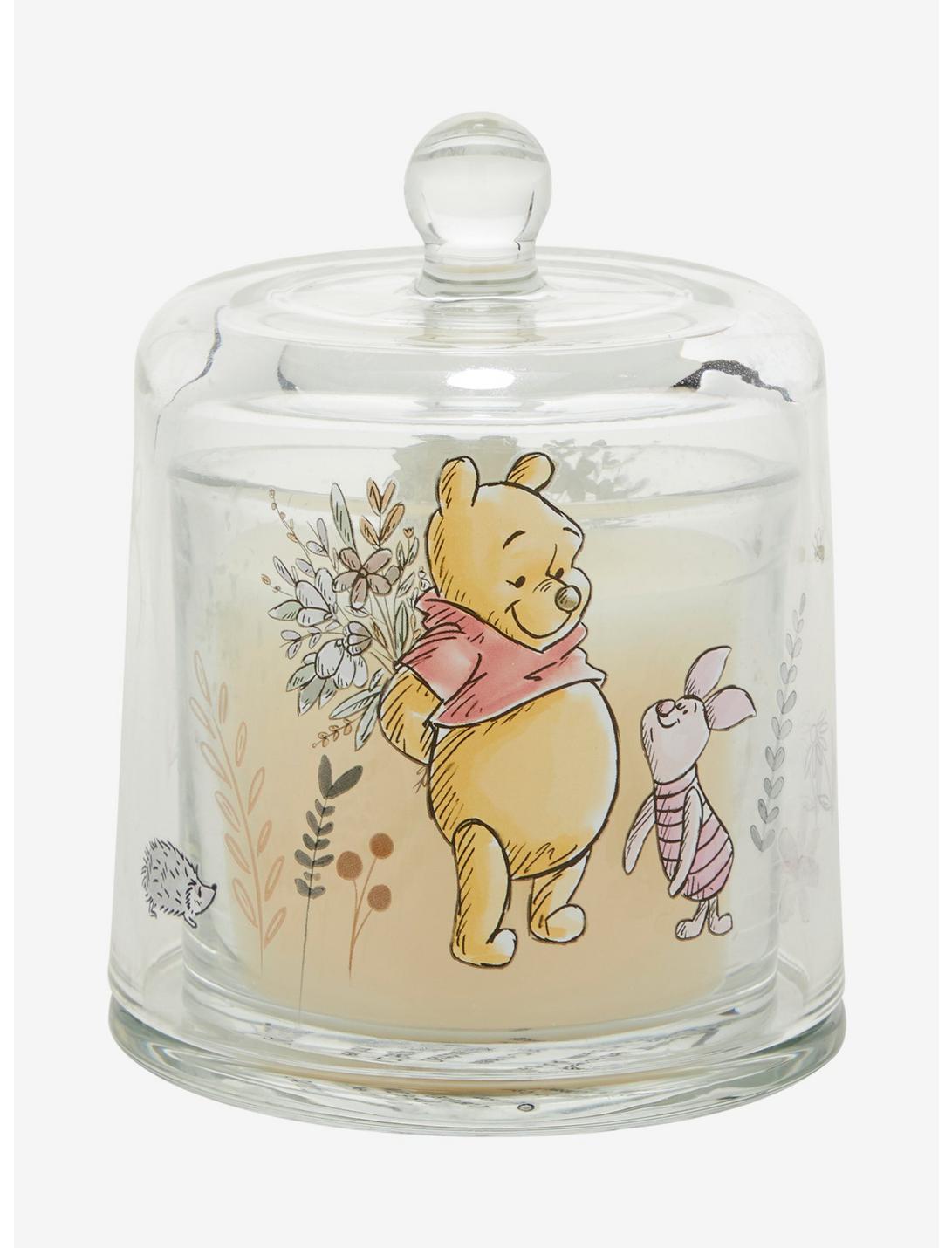 Disney Winnie the Pooh Piglet and Pooh Bear Floral Candle and Dome — BoxLunch Exclusive, , hi-res