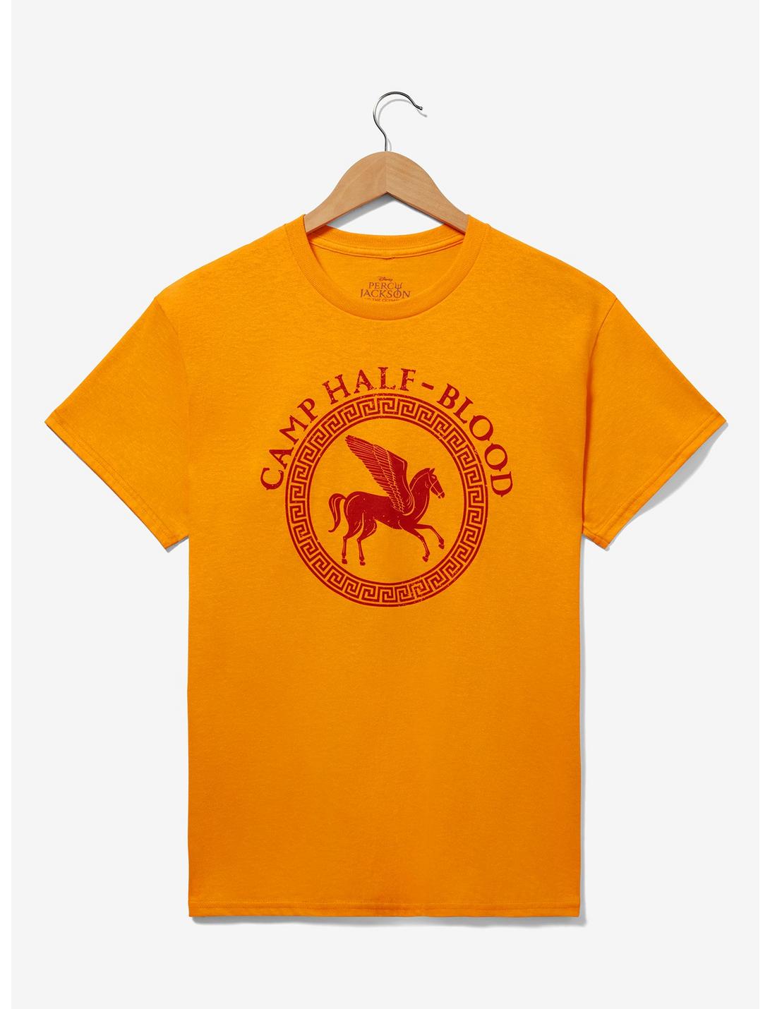 Percy Jackson and the Olympians Camp Half-Blood T-Shirt - BoxLunch Exclusive, BRIGHT YELLOW, hi-res