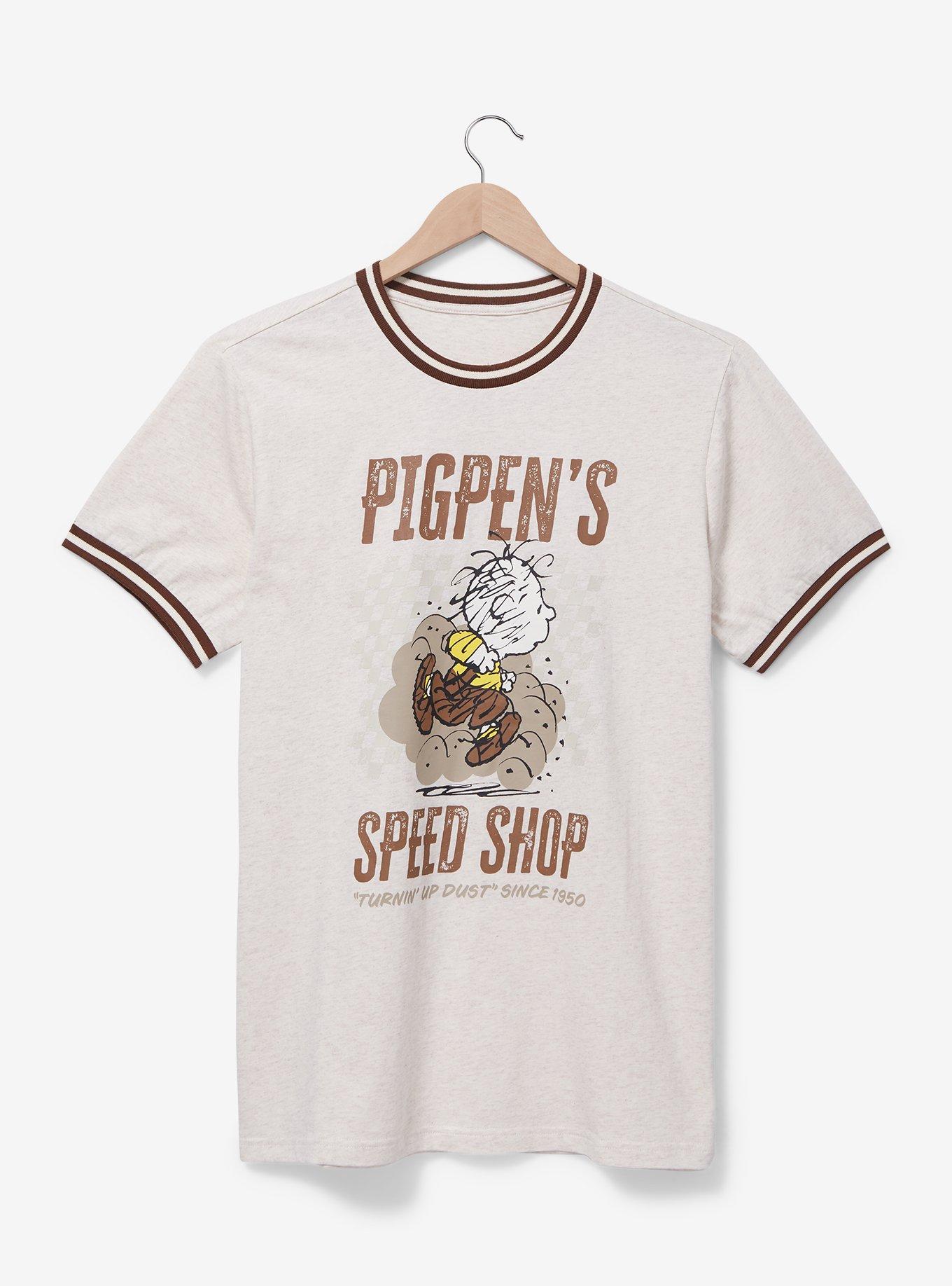 Peanuts Pigpen Speed Shop Ringer T-Shirt — BoxLunch Exclusive