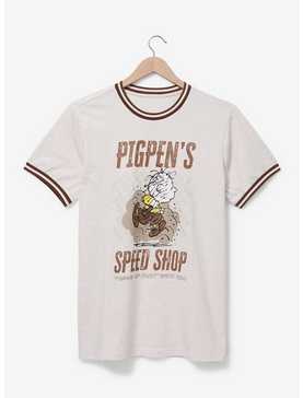 Peanuts Pigpen Speed Shop Ringer T-Shirt — BoxLunch Exclusive, , hi-res
