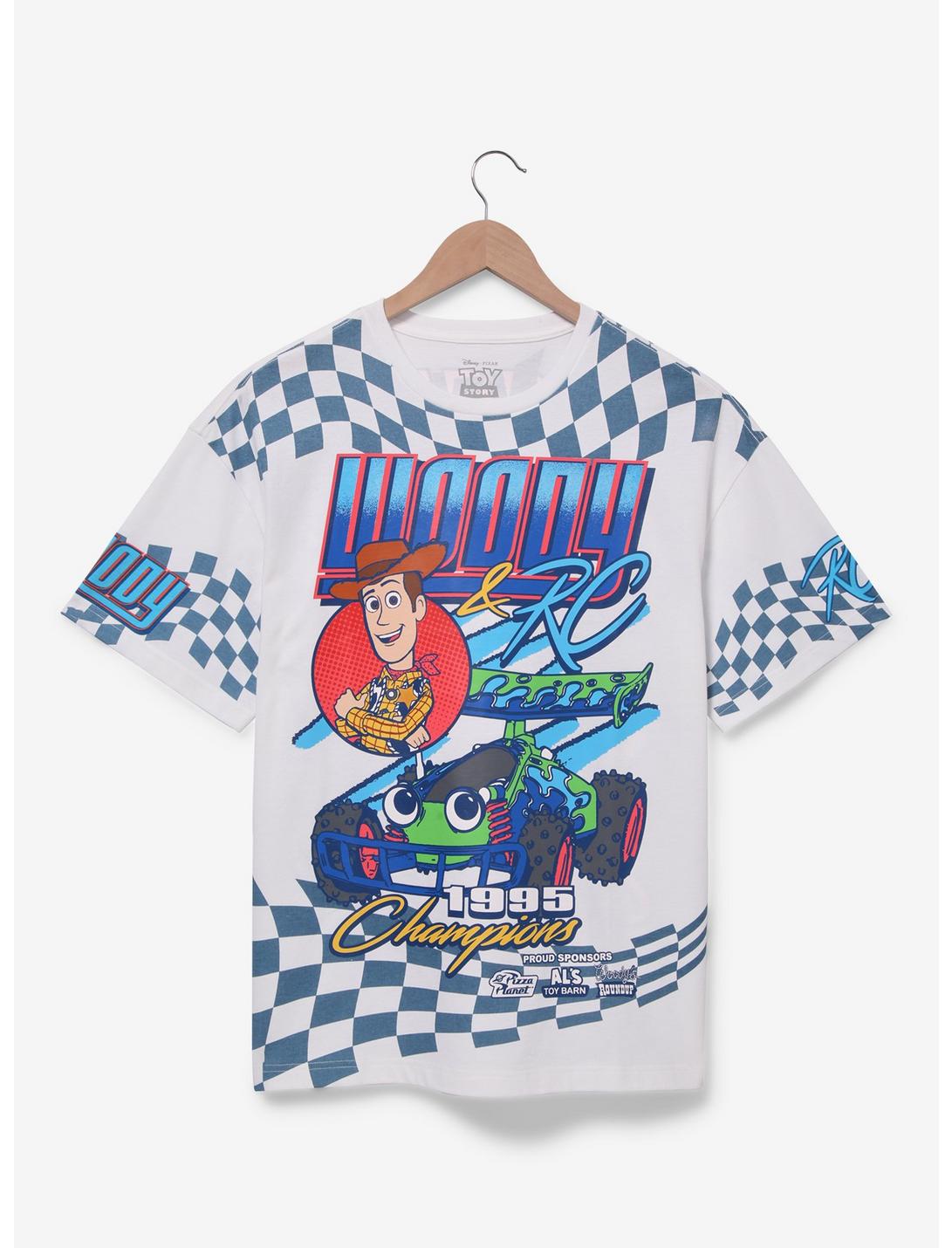 Disney Pixar Toy Story Woody & RC Racing T-Shirt - BoxLunch Exclusive, , hi-res