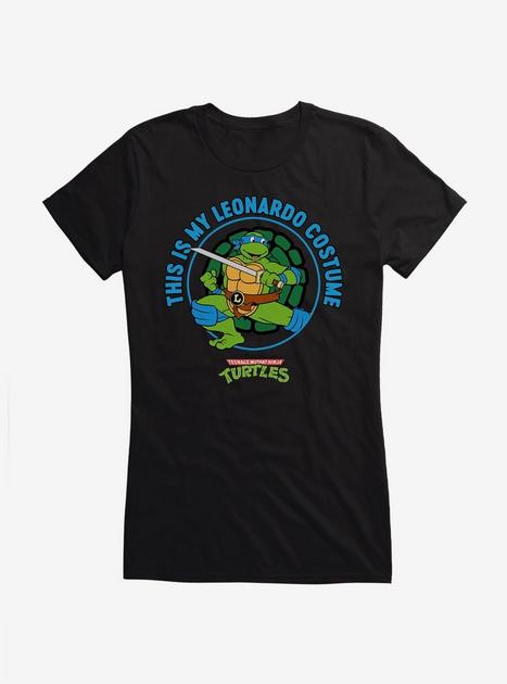 Teenage Mutant Ninja Turtles Girls Juniors T-Shirt - Leonardo Belt