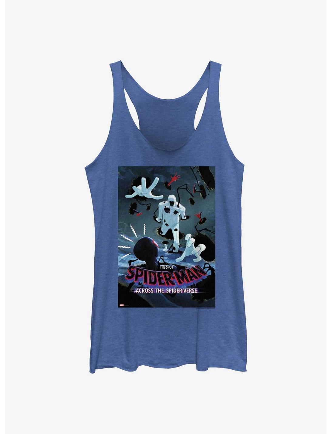 Marvel Spider-Man: Across The Spider-Verse The Spot vs. Spider-Man Poster Womens Tank Top, ROY HTR, hi-res