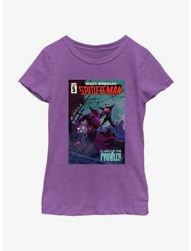 Marvel Spider-Man Claws Of The Prowler Poster Youth Girls T-Shirt, , hi-res