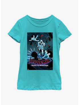 Marvel Spider-Man: Across The Spider-Verse The Spot vs. Spider-Man Poster Youth Girls T-Shirt, , hi-res