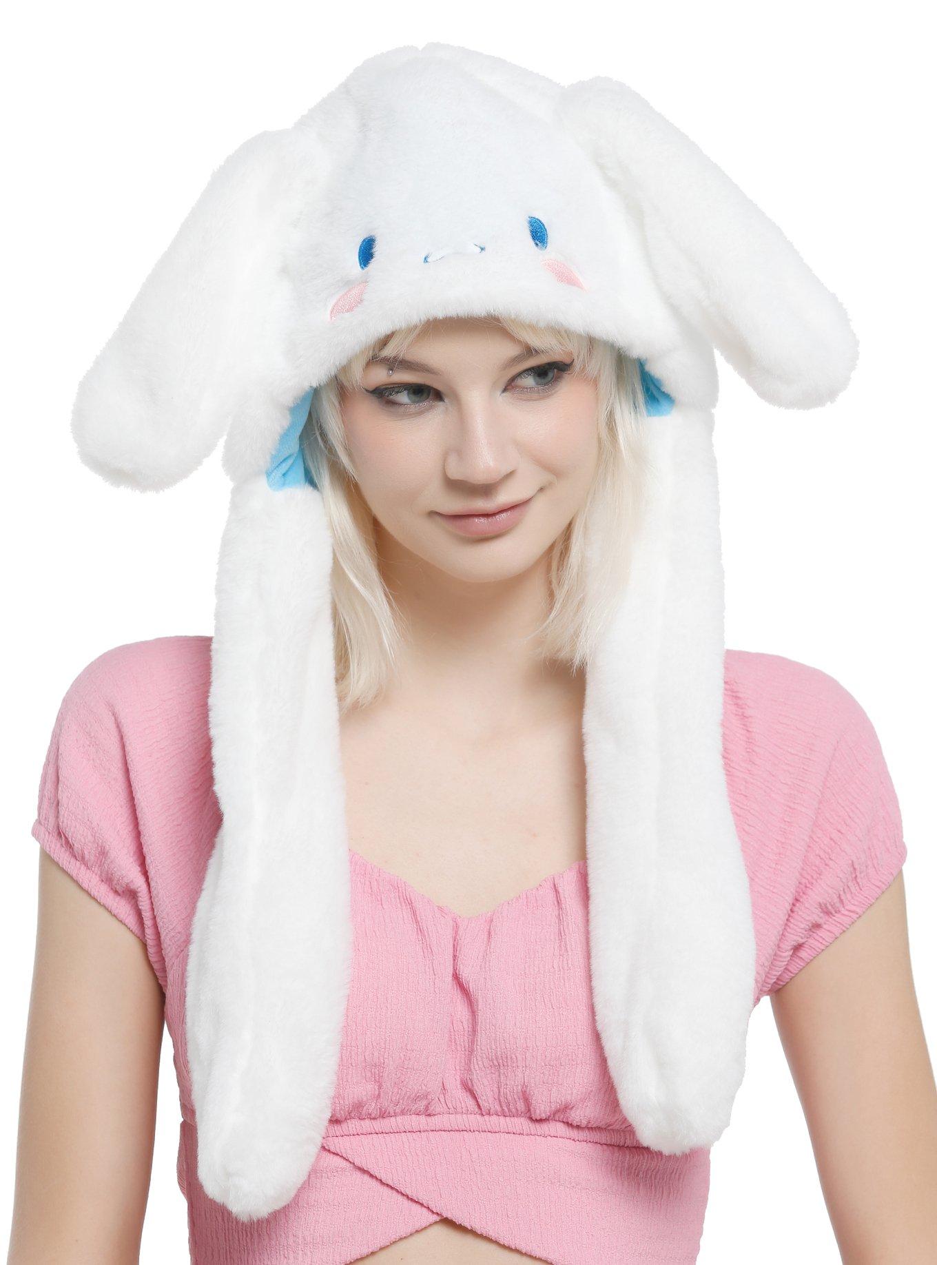 Cinnamoroll Fuzzy Tassel Beanie With Movable Ears, , hi-res