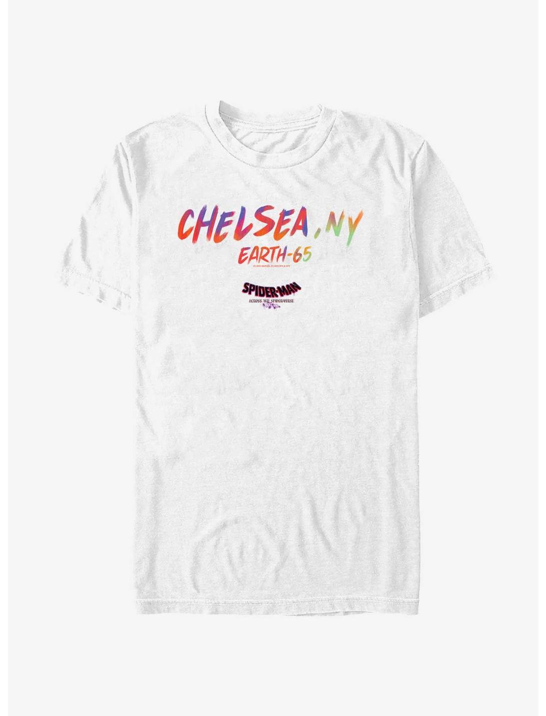 Marvel Spider-Man: Across The Spider-Verse Chelsea NY Earth-65 T-Shirt, WHITE, hi-res