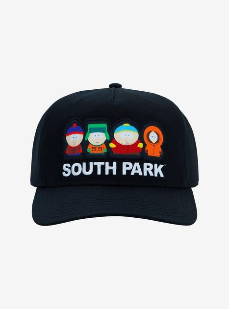 South Park Characters Embroidered Snapback Hat 