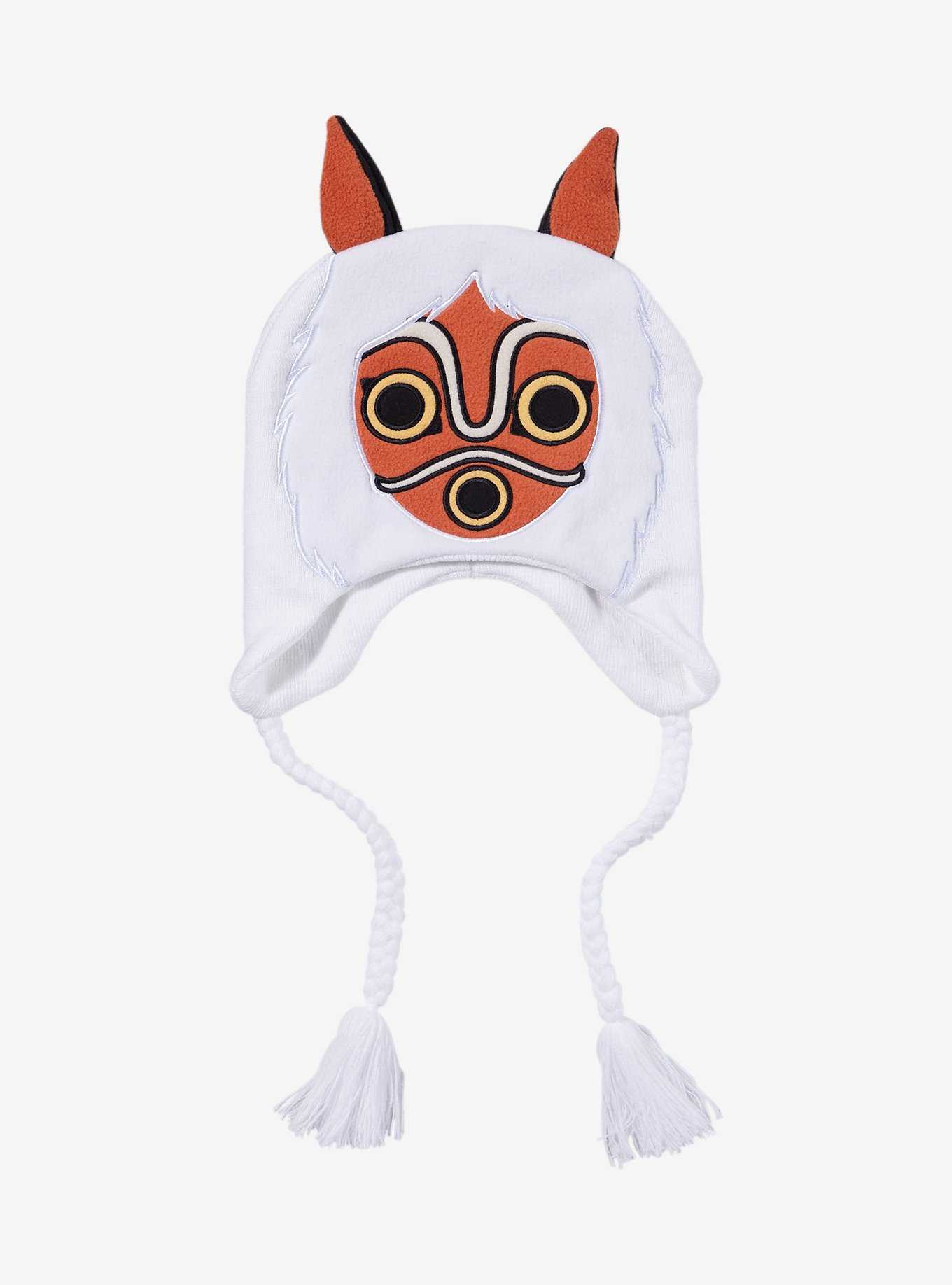 Studio Ghibli® Princess Mononoke San Mask Tassel Beanie, , hi-res