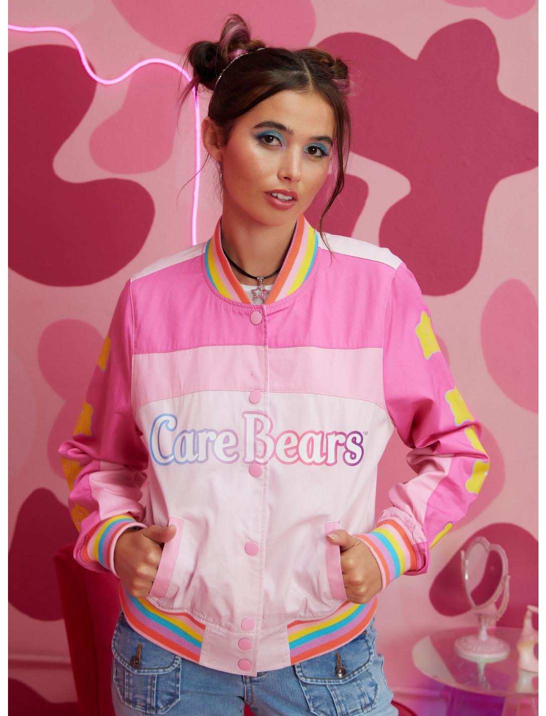 Care Bears Rainbow Varsity Girls Racing Jacket, MULTI, hi-res