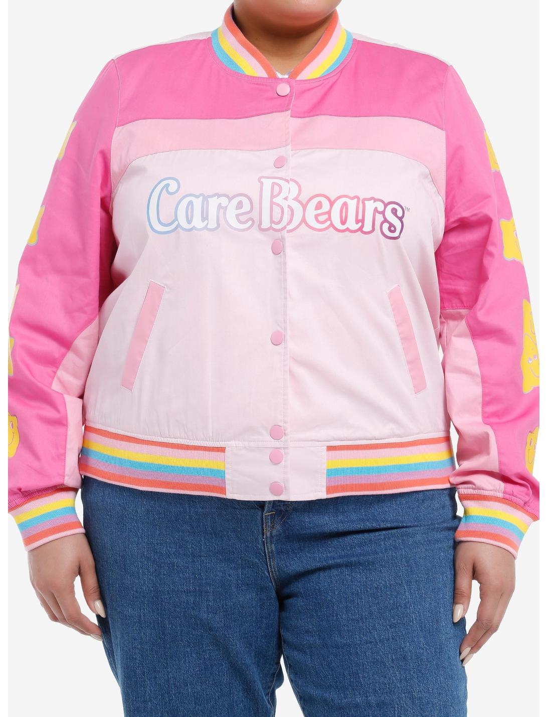 Care Bears Rainbow Varsity Girls Racing Jacket Plus Size, MULTI, hi-res