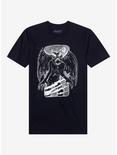 Mothman Attack T-Shirt By Vertebrae33, BLACK, hi-res