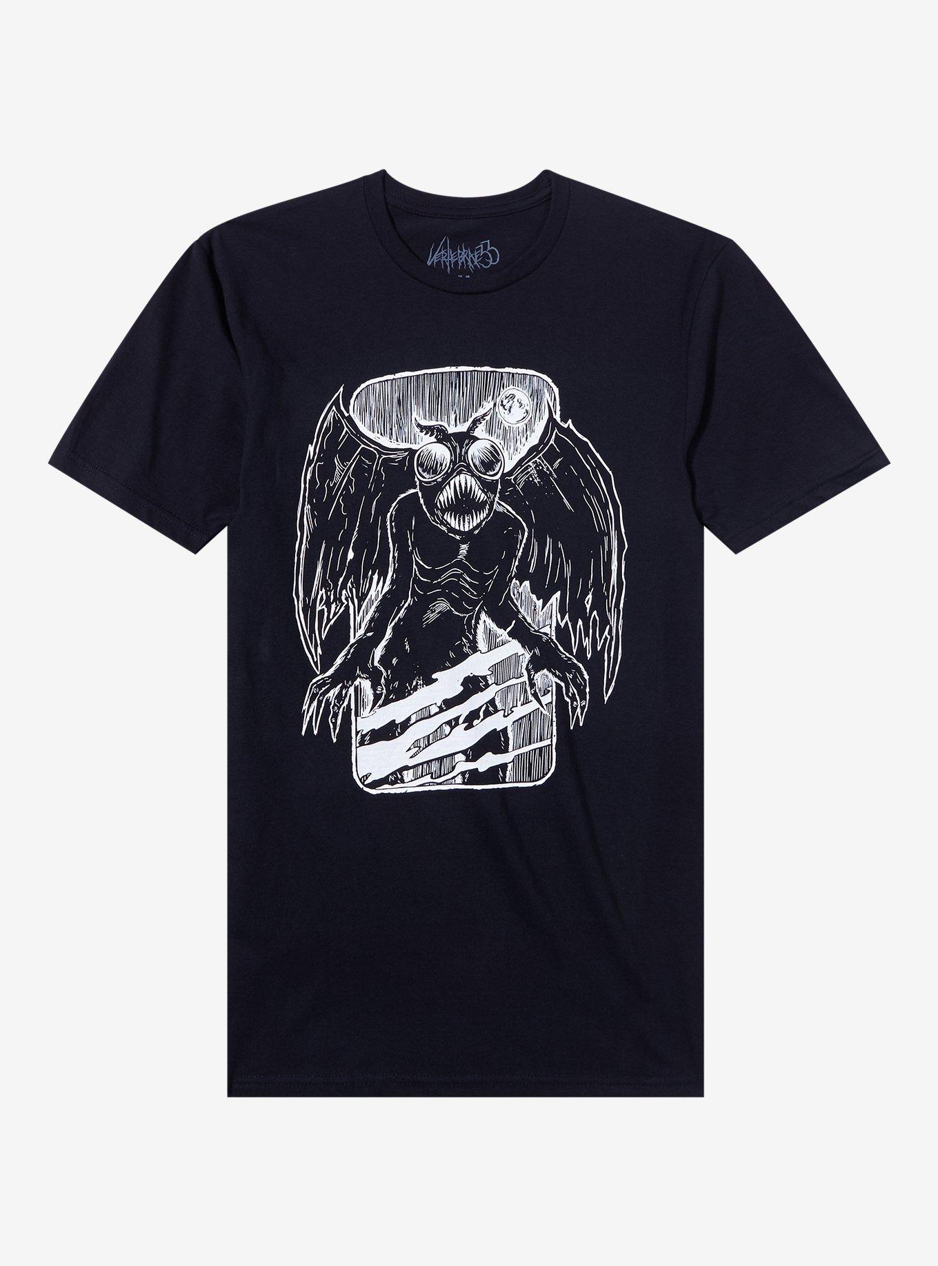 Mothman Attack T-Shirt By Vertebrae33, , hi-res