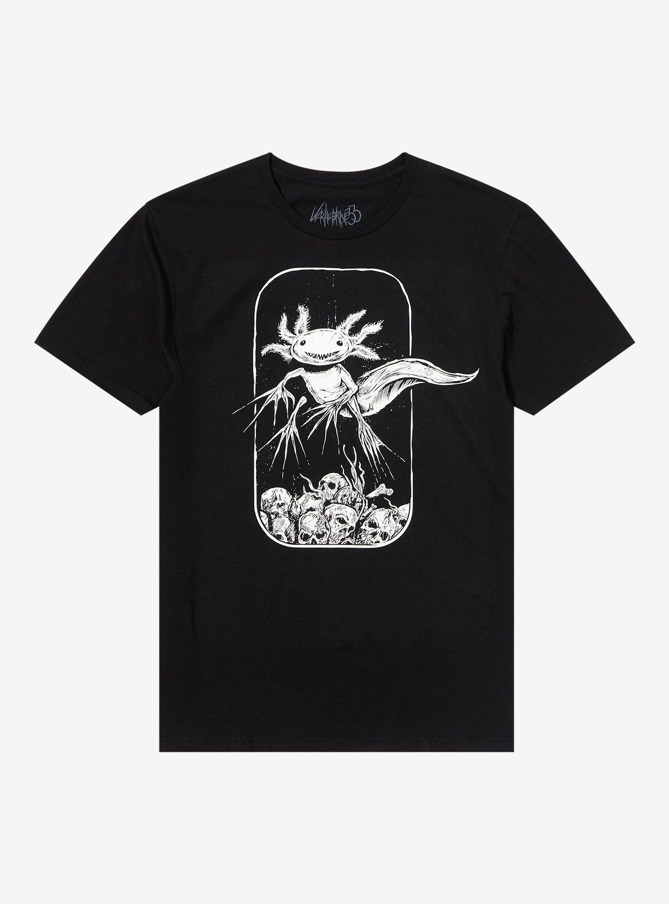 Evil Axolotl T-Shirt By Vertebrae33, , hi-res