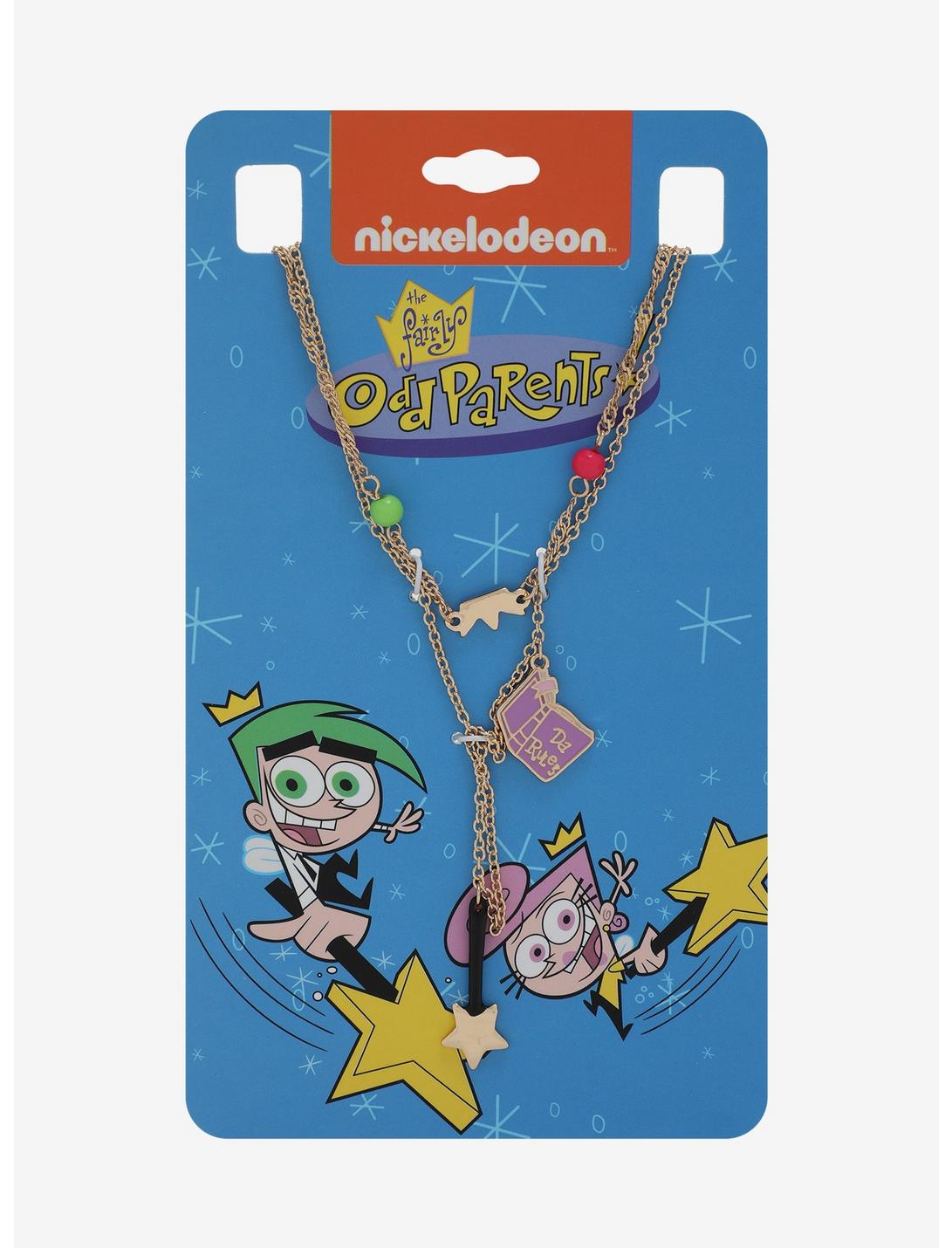 The Fairly OddParents Icons Layered Necklace, , hi-res