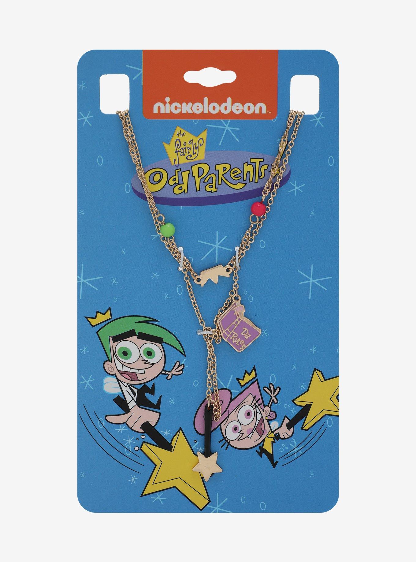 The Fairly OddParents Icons Layered Necklace, , hi-res