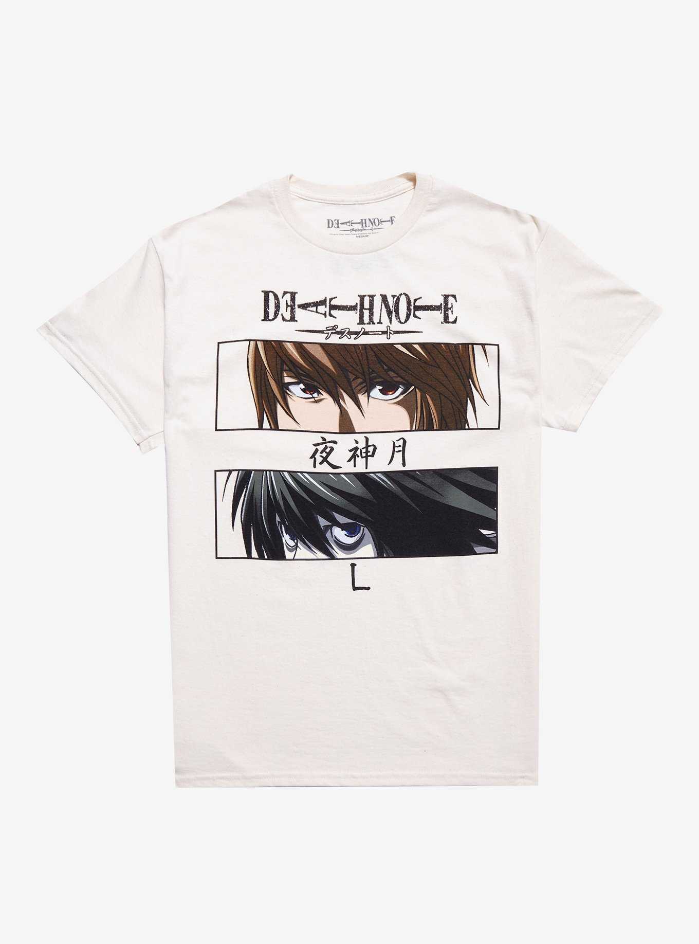 Death Note Light & L Eyes T-Shirt, , hi-res