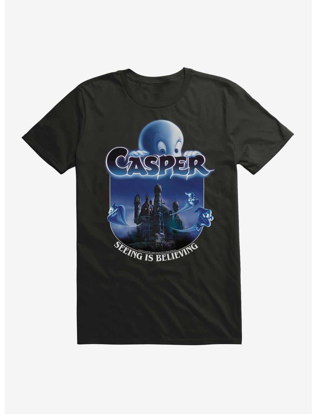 Casper Film Castle Poster T-Shirt, BLACK, hi-res