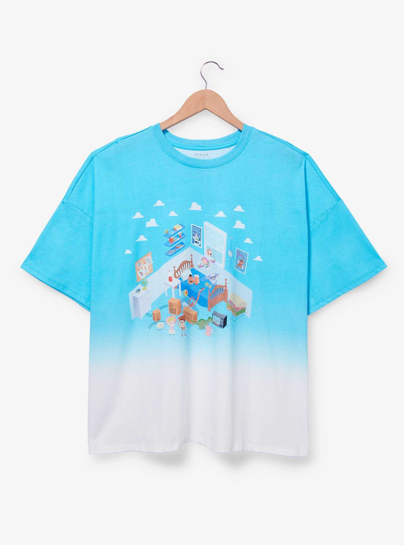 Her Universe Disney Pixar Toy Story Andy's Room Split Dye Women's Plus Size T-Shirt — BoxLunch Exclusive, , hi-res