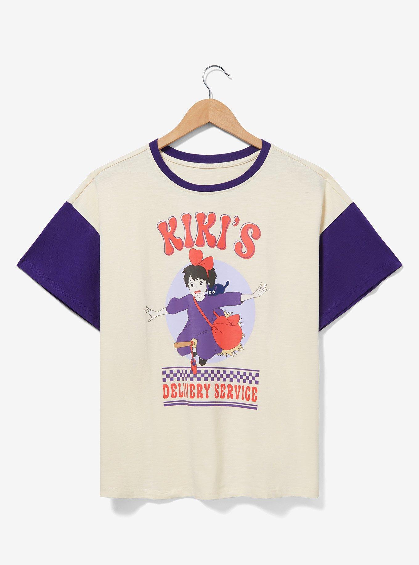 kiki Studio Ghibli Kiki's Delivery Service Color Block Sleeve T