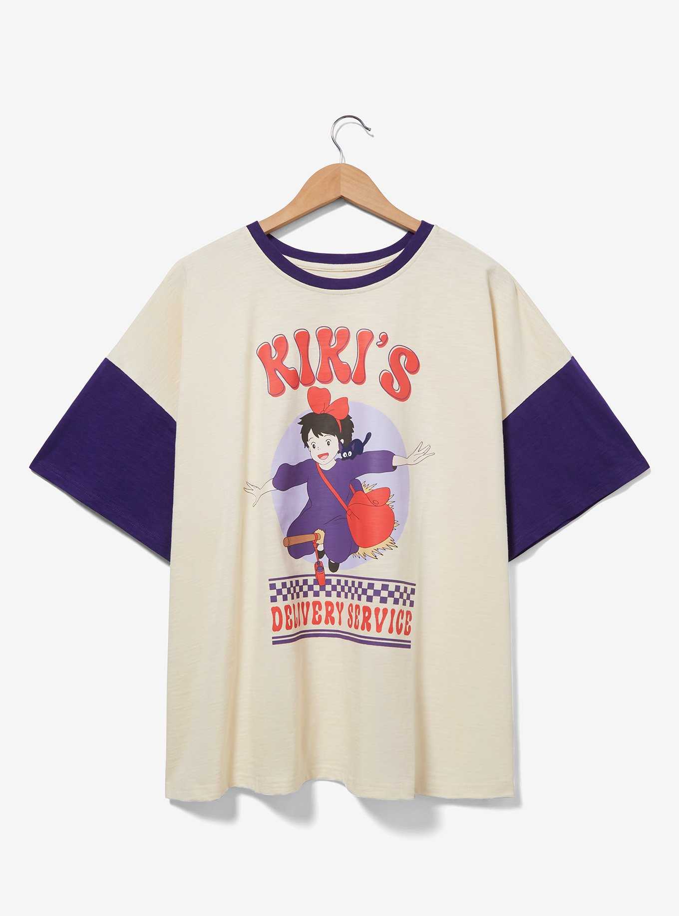 Studio Ghibli Kiki's Delivery Service Color Block Women's Plus Size T-Shirt — BoxLunch Exclusive, , hi-res