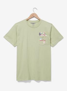 Sanrio Hello Kitty and Friends Floral Women's Pocket T-Shirt — BoxLunch Exclusive