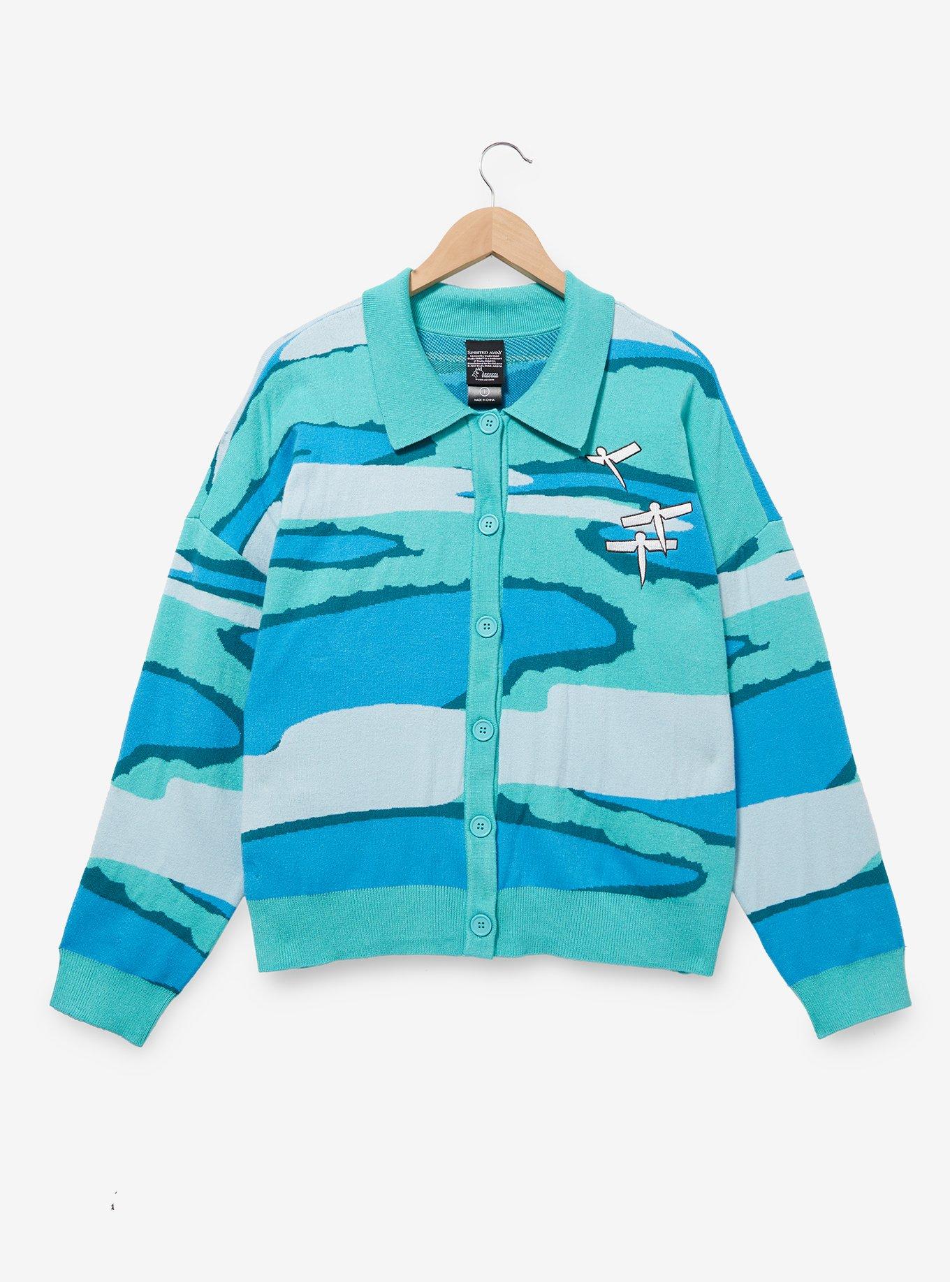 Studio Ghibli Spirited Away Chihiro & Haku Scenic Plus Size Cardigan - BoxLunch Exclusive, MULTI, hi-res