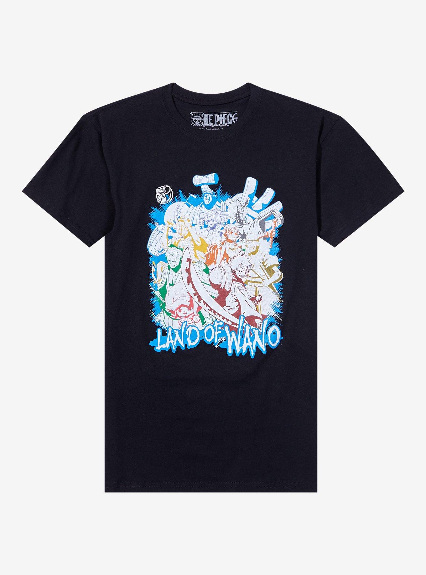 One Piece Land Of Wano Group T-Shirt, BLACK, hi-res