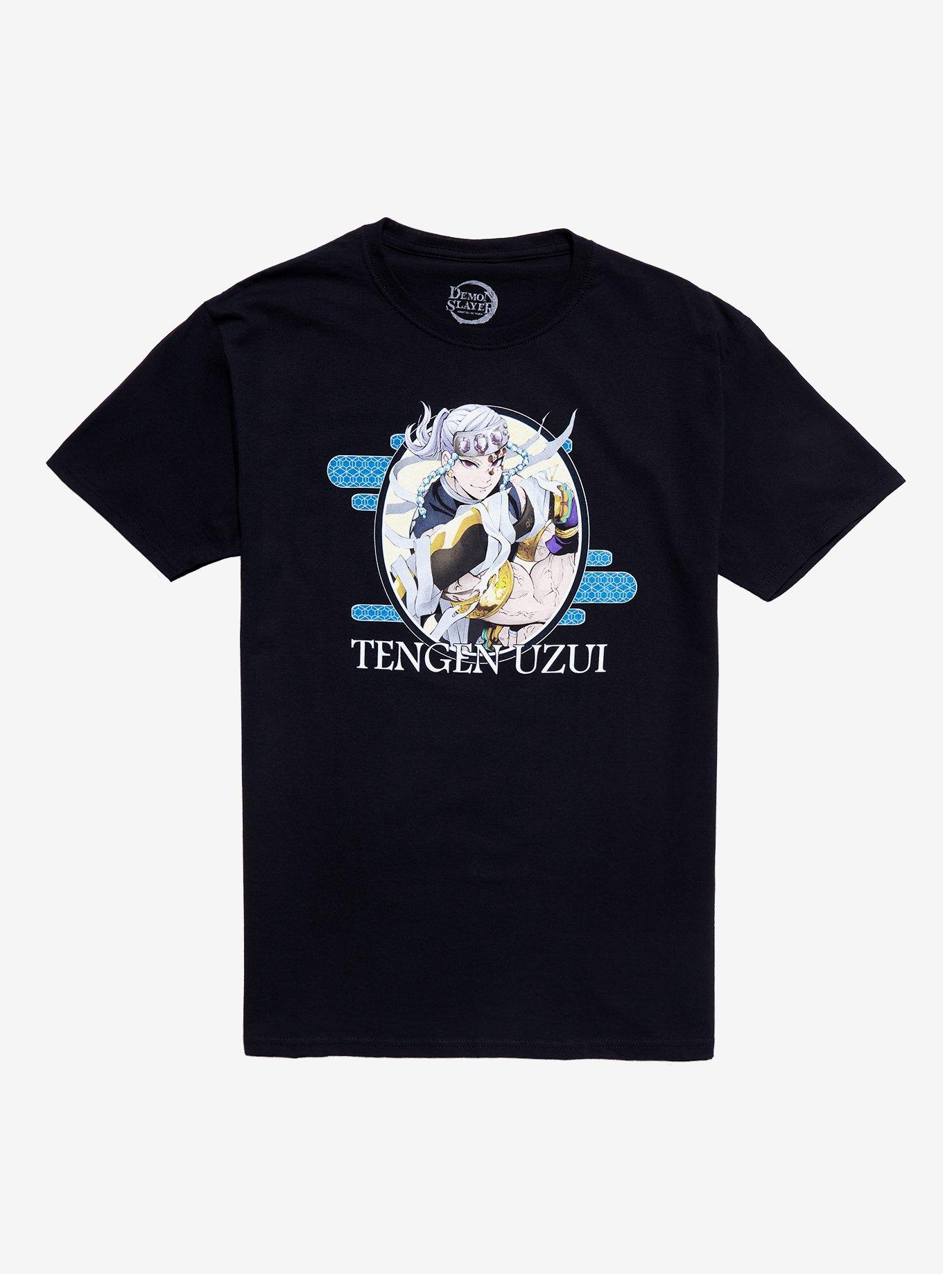Demon Slayer: Kimetsu No Yaiba Tengen Circle T-Shirt, BLACK, hi-res