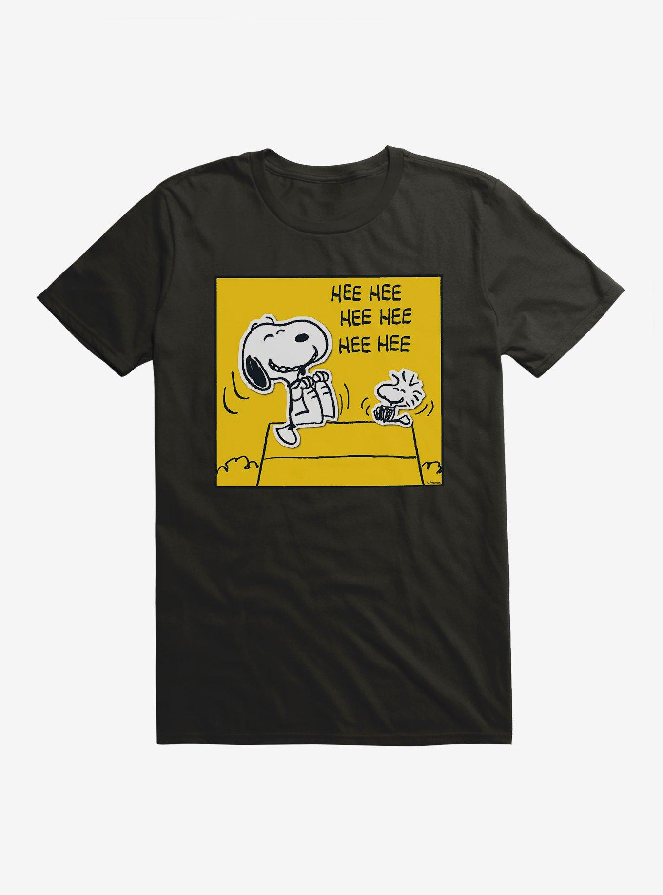 Peanuts Snoopy & Woodstock Laugh T-Shirt | BoxLunch