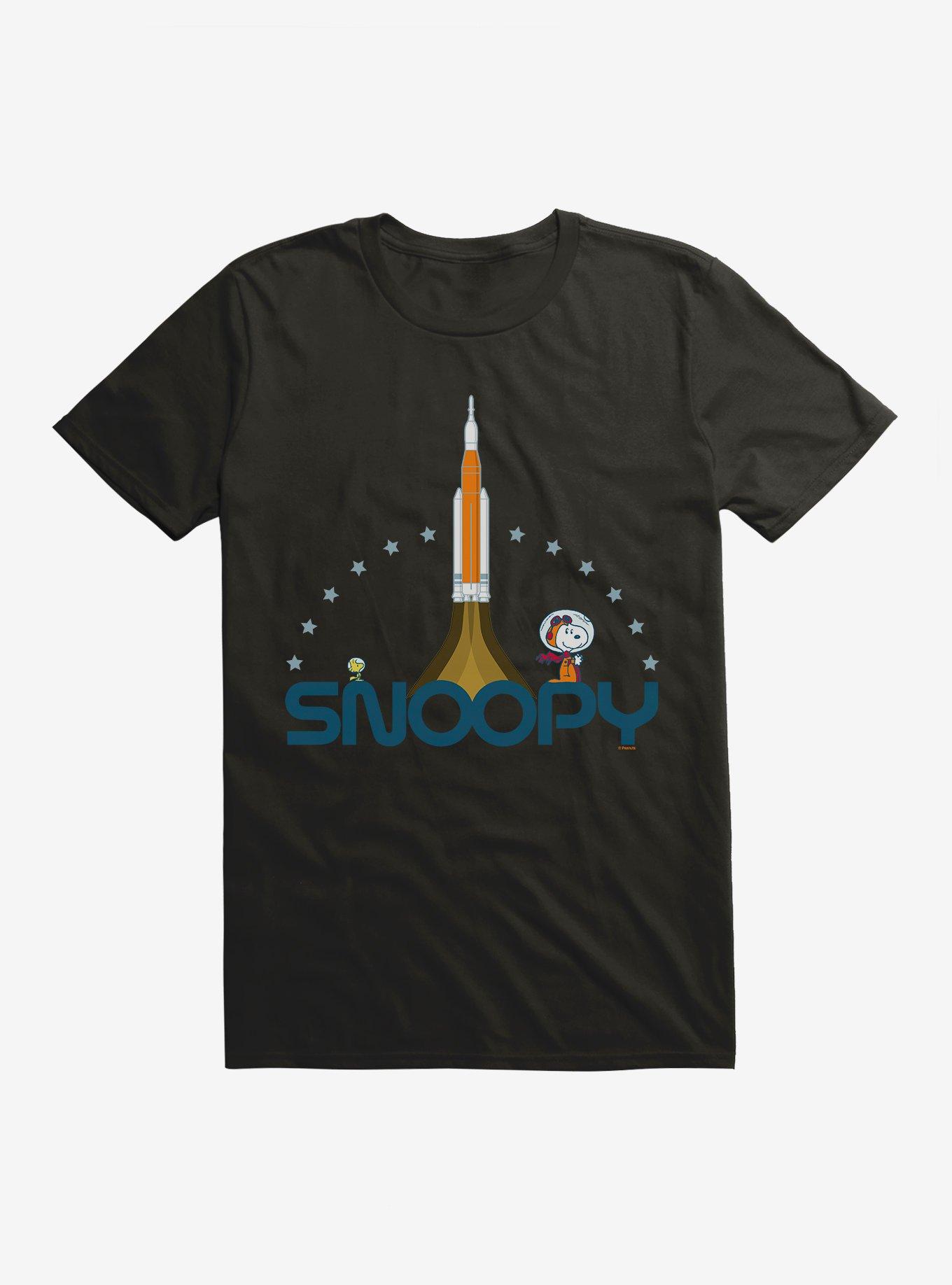 Peanuts Snoopy Space Rocket T-Shirt | BoxLunch